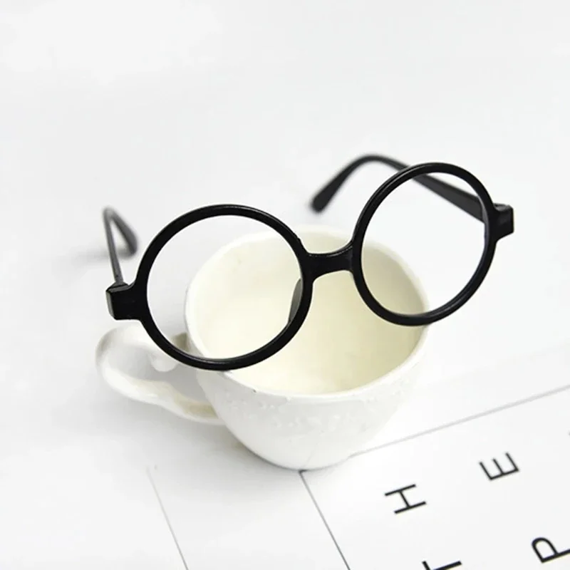 نظارات ميرابيل للأطفال على شكل دائري باللون الأسود أو الأحمر أو الأخضر بإطار ميرابيل هدية عيد الميلاد