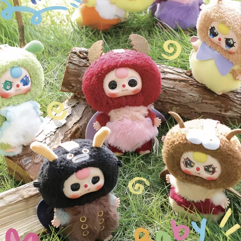 

Genuine Baby Three Elf Blind Box Cute Vinyl Doll Tide Play Ornaments Cute Pet Seven Stars Ladybug Mystery Box Trendy Toys Gifts