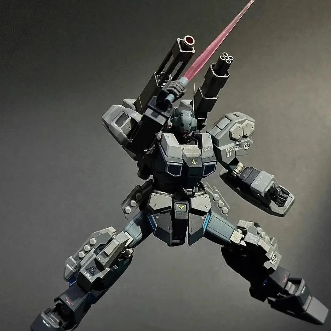 Baobao Hg 1/144 Scale Rgm-96x Jesta Action Figure Cannon Mecha Robot Assembly Model Kit Collection Model Doll Toy Gift Ornament