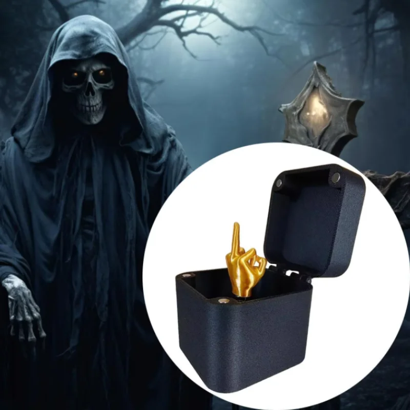 Middle Finger in A Box, Surprise Spoof Prank Gag Gifts for Men,White Elephant Gifts for Adults,Valentine's Day Gift for Women