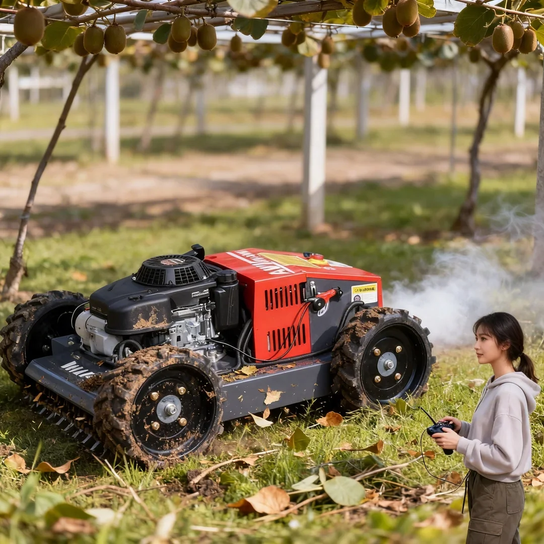 

Customized Small 4WD All-Terrain Robot Lawn Mower 500mm Cutting Width Fast Delivery for Garden Lawn Pastoral