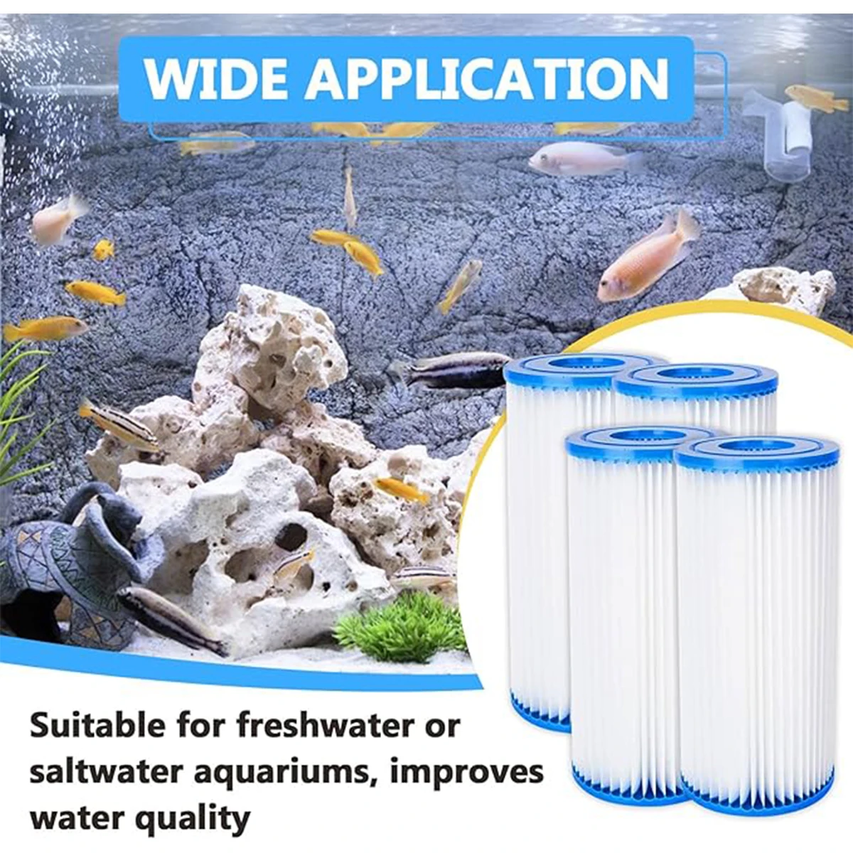 Micron Filter Cartridges Compatible with Marineland Magnum ML90770 | Compatible with Marineland Magnum ML90770