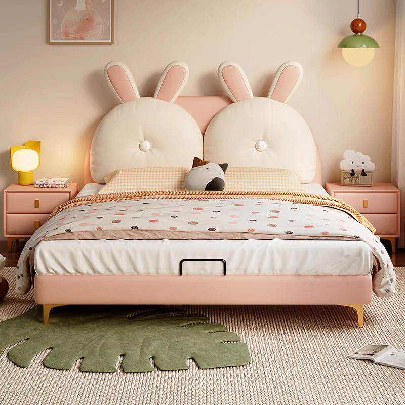 الأبيض سلامة خشبية سرير أطفال الحرس القضبان الشمال تصميم الحديثة سرير أطفال إطار الفتيات كاماس الرضع أثاث المنزل #4