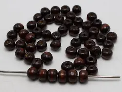 500 pcs Brown 8mm Round Wood Beads~Wooden beads Spacer Beads Jewelry Making
