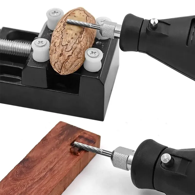 6MM Tungsten Steel Grinding Head 2.35/3mm Shank Milling Cutter Single/Double Rotary File Burr Drill Wood Stone Root Carving Tool