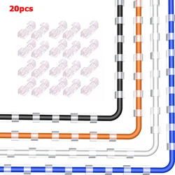 Adhesive Cable Clips Management Clips Clear Cable Organizer Cord Holder Wire Clips Sticky Cable Wire for Car Office Home Desktop