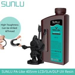 SUNLU 1KG PA-Like 405nm Wavelength UV Resin High Precision Low Odor Easy to Mold Black Grey White Skin For Photon Mono Fast Ship