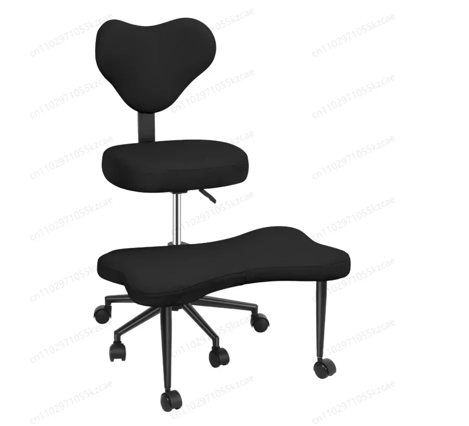 ZCross Leg Chair - Meditation Chair With Wheels, ADHD Chair, Height Adjustable Seat, Footstool with Adjustable Design