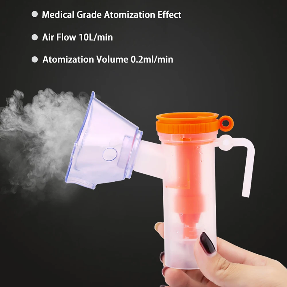 Nebulizer Machine for Adult and Kids with 5 Set Accessory - Portable Compressor Nebulizer, Jet Nebulizers with Tubing Mouthpiece