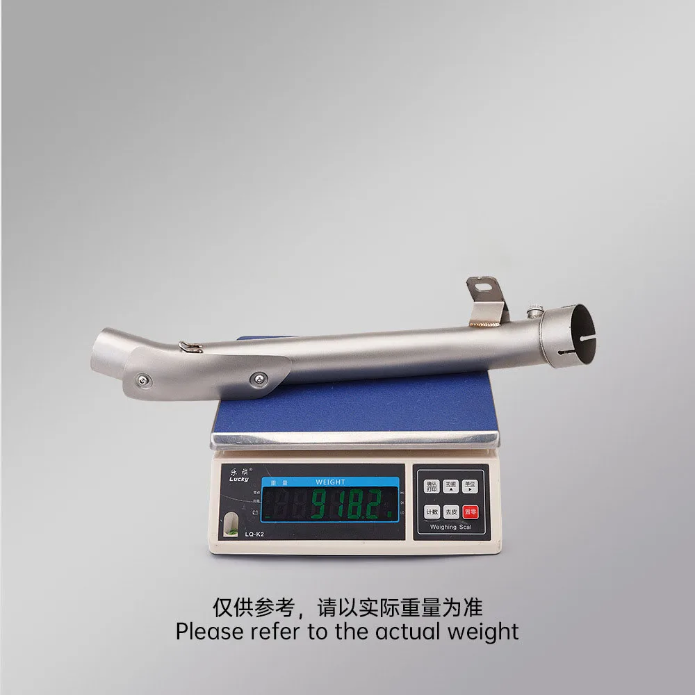 For Suzuki GSXR GSX-R 1000 07-11 GSXR1000 GSX-R1000 K7-K11 Motorcycle Exhaust Mid Link Pipe Escape Slip-On With Silvery Muffler - Image 3