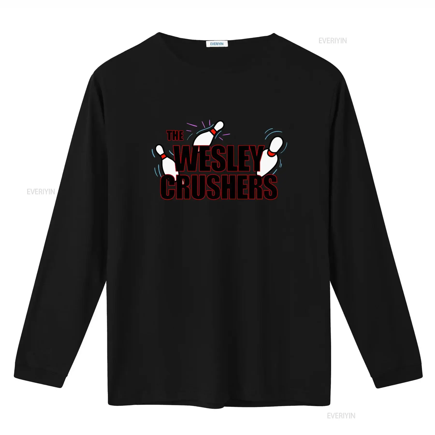 THE WESLEY CRUSHERS T Shirt Cooper Big Bowling Bang Sheldon Team Theory Nerd  vintage Washed Stylish fashion Stretched