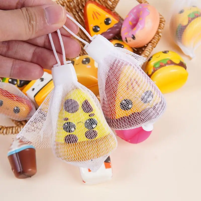 Cute Simulated Bread Food Shaped Toys PU Slow Rebound Stress Squeeze Toys For Kids Adult