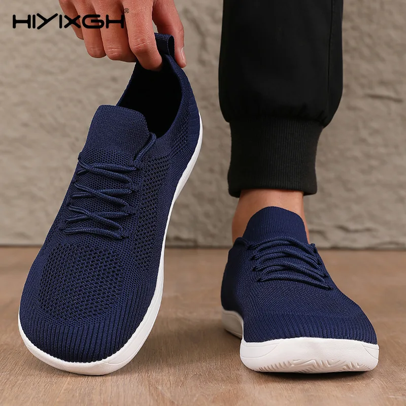 

Летняя мужская повседневная обувь, широкая обувь для босиком, унисекс, нескользящая минималистичная прогулочная обувь для бега по пересеченной местности, модные мужские кроссовки