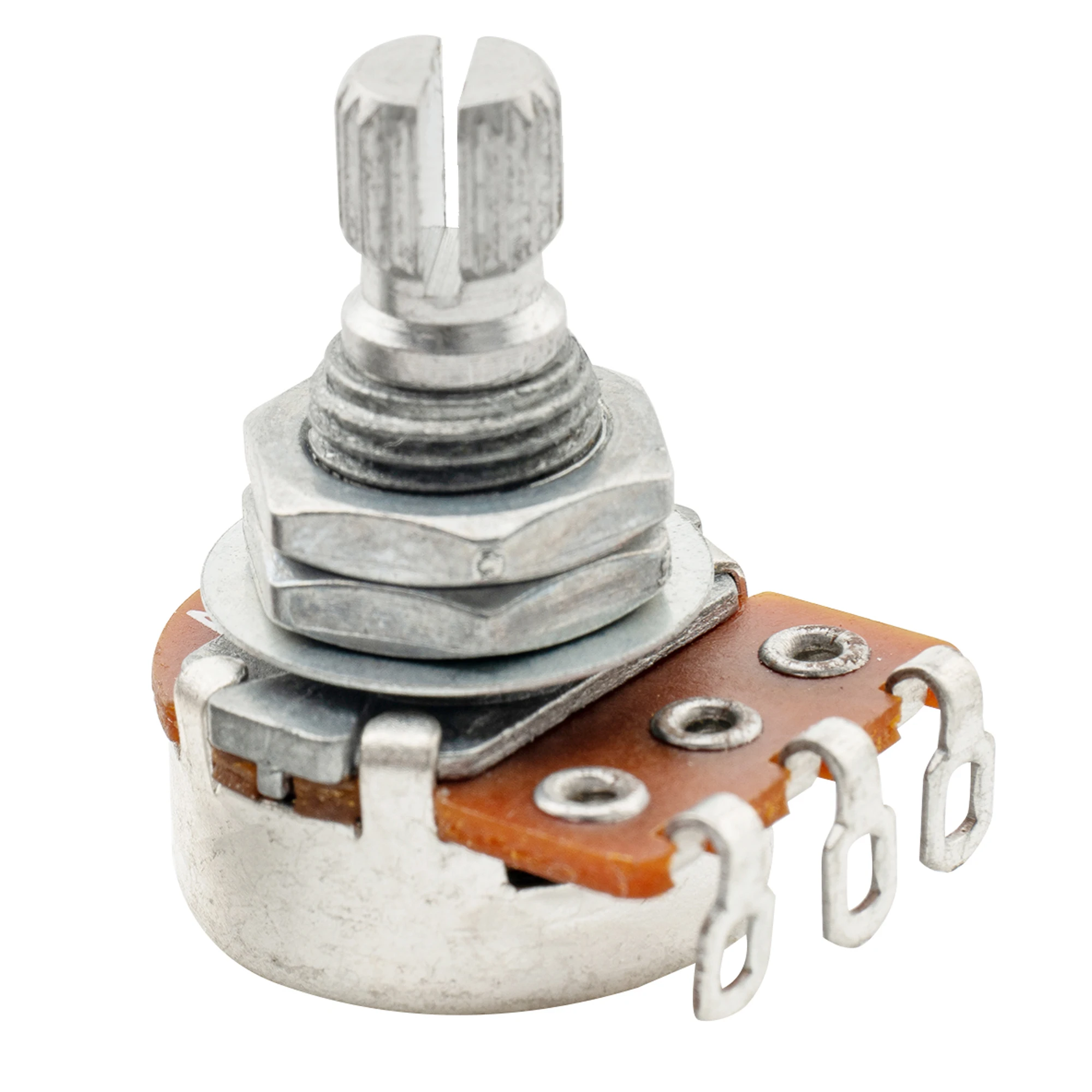 Alpha A250K/B250K/A500K/B500K Mini Pot Metric Split Short Shaft 6.5mm Audio Linear Taper Potentiometer for Electric Guitar Bass