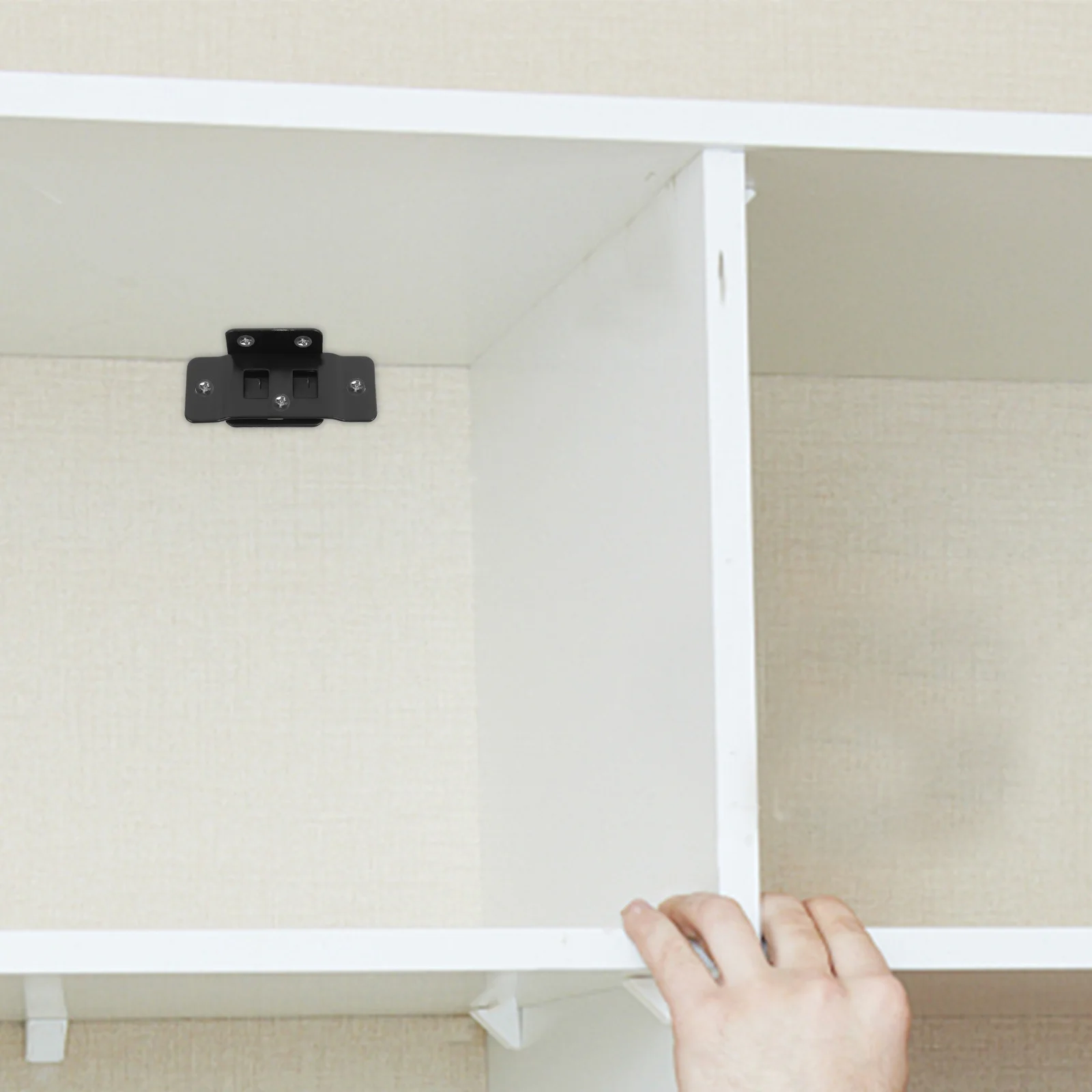 

20Pcs Two-in-One Furniture Shelf Supports Corner Brackets Metal Corner Connectors Wood Board Braces Angle Brackets