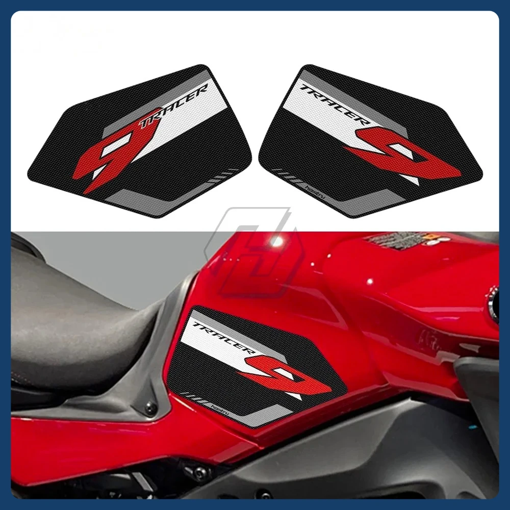 

Наклейка на мотоцикл для Yamaha TRACER 9 2021-2022, наклейка, аксессуары для мотоцикла, боковая накладка на бак, защитный коврик для колена