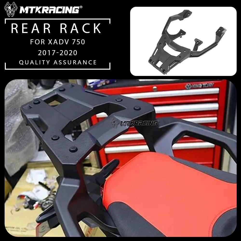 

For HONDA XADV 750 2017-2020 Motorcycle Rear Luggage Rack Cargo Holder Top Box Carrier Shelf Bracket