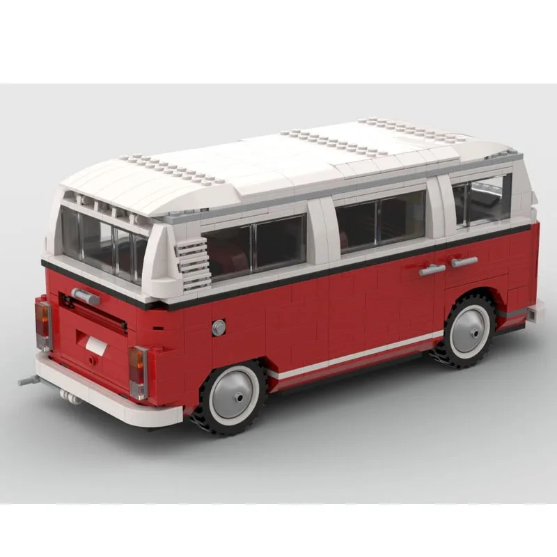 

Конструктор MOC-87562 «Классический новый красный грузовой фургон», 1133 детали, подарок на день рождения для мальчиков и детей