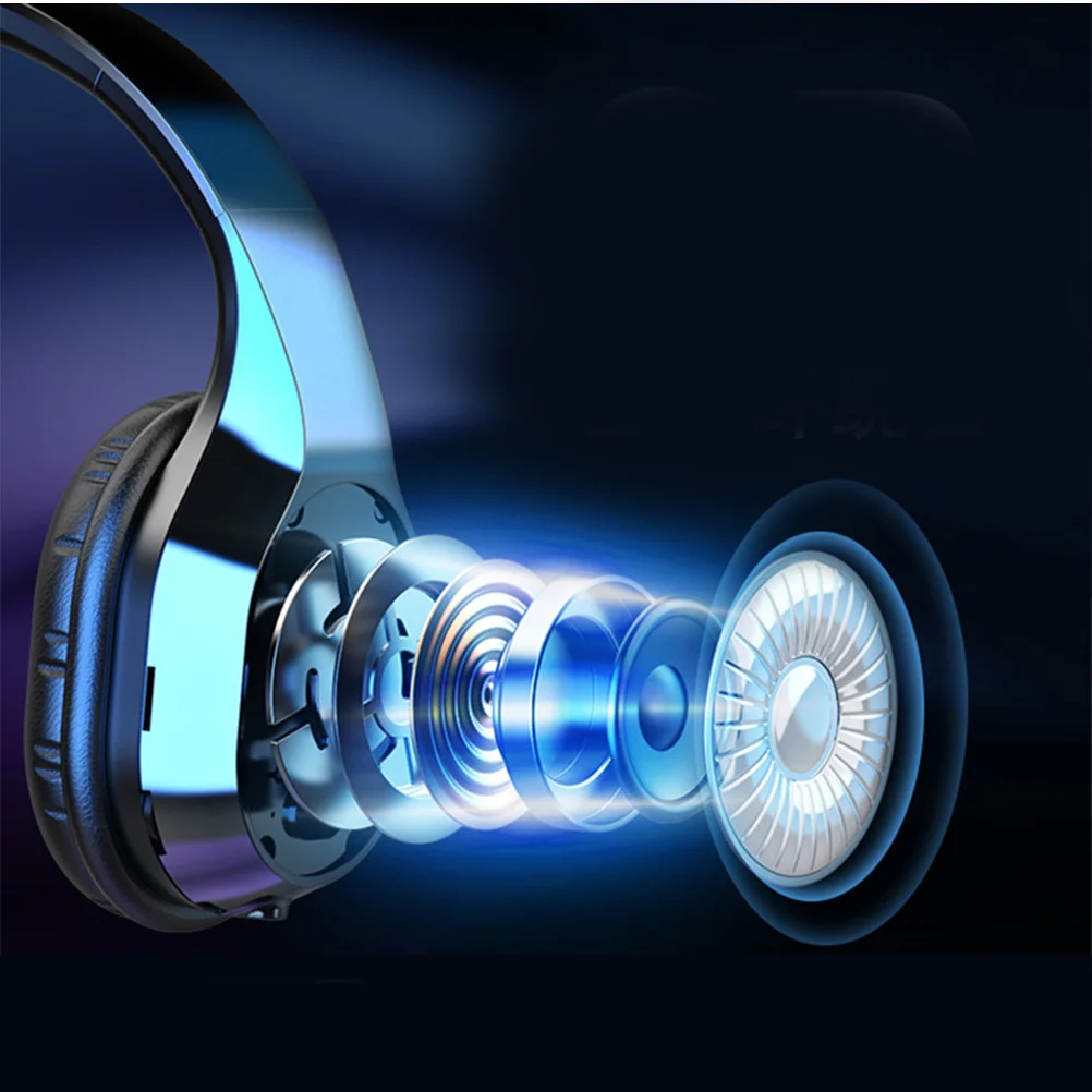 

T5 Wireless Headphone Black Sports Running Telescopic Over-Ear Computer Gaming Headset Fashionable Comfortable Sound