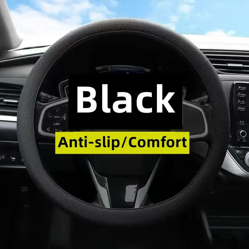 

Multi Color Universal Skin Soft Silicone Steering Wheel Cover Car Silicone Steering Wheel Glove Cover Soft Automobile Accessory