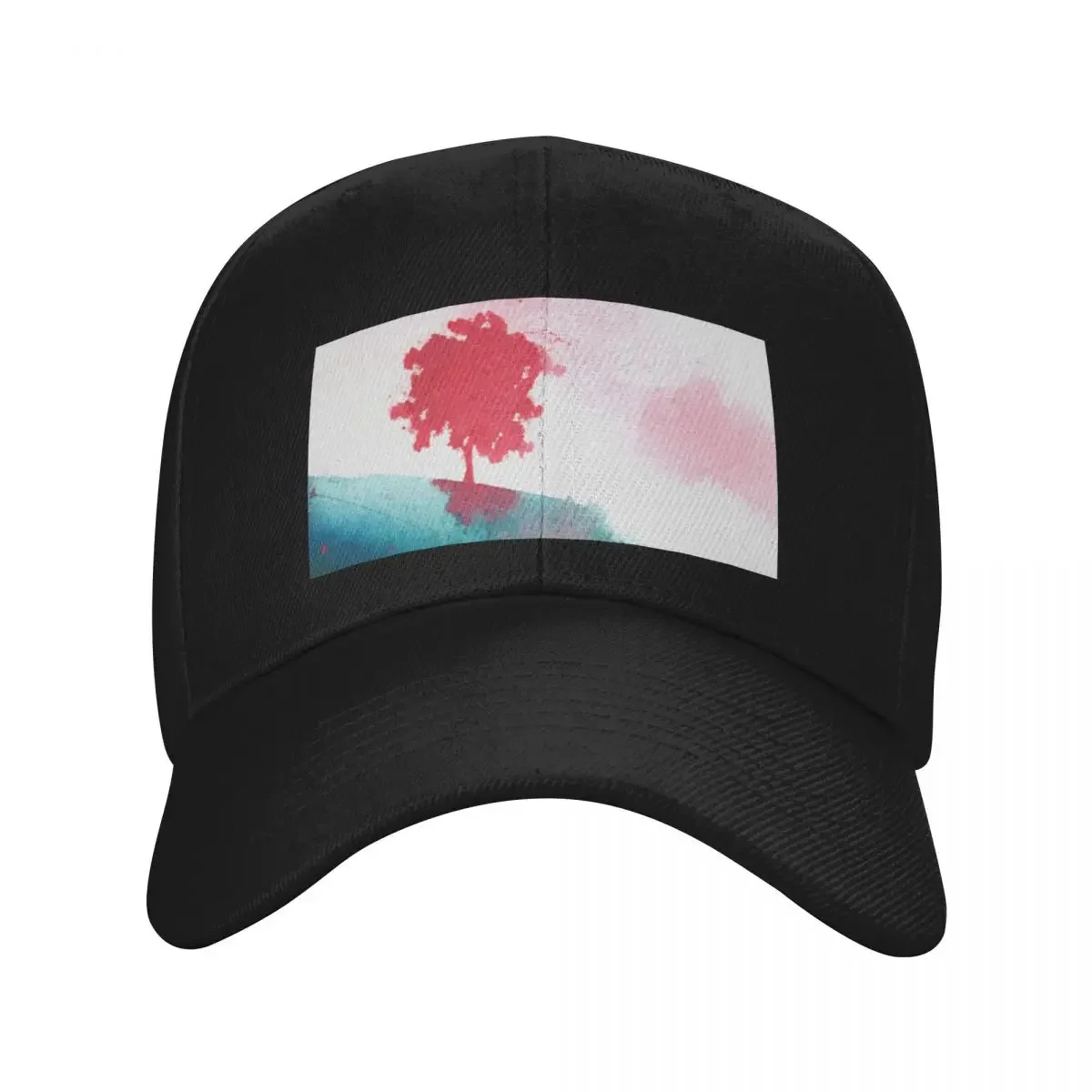 

Pink tree prairie Baseball Cap luxury woman cap Unique hats Winter hat Hat men Women's Men's