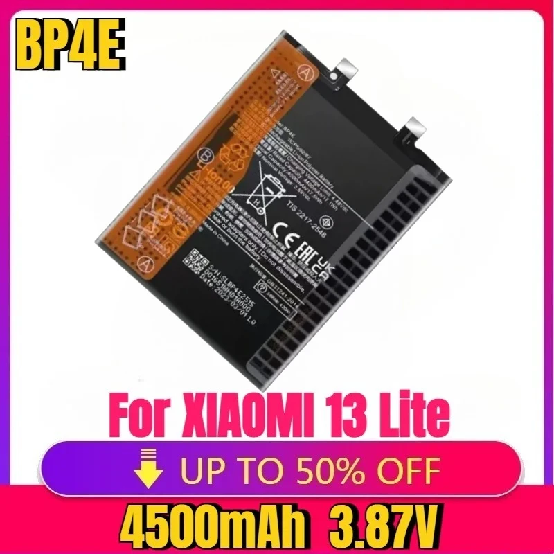 

New High quality replaceable Replacement Battery BP4E For XIAOMI 13 Lite Mi 13 Lite Battery +Tools