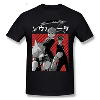 T-shirt Cartoon Anime Soul Eater Anime Character Maka Albarn Death The Kid Evan Short Sleeve Casual Men Tshirts Tee Tops