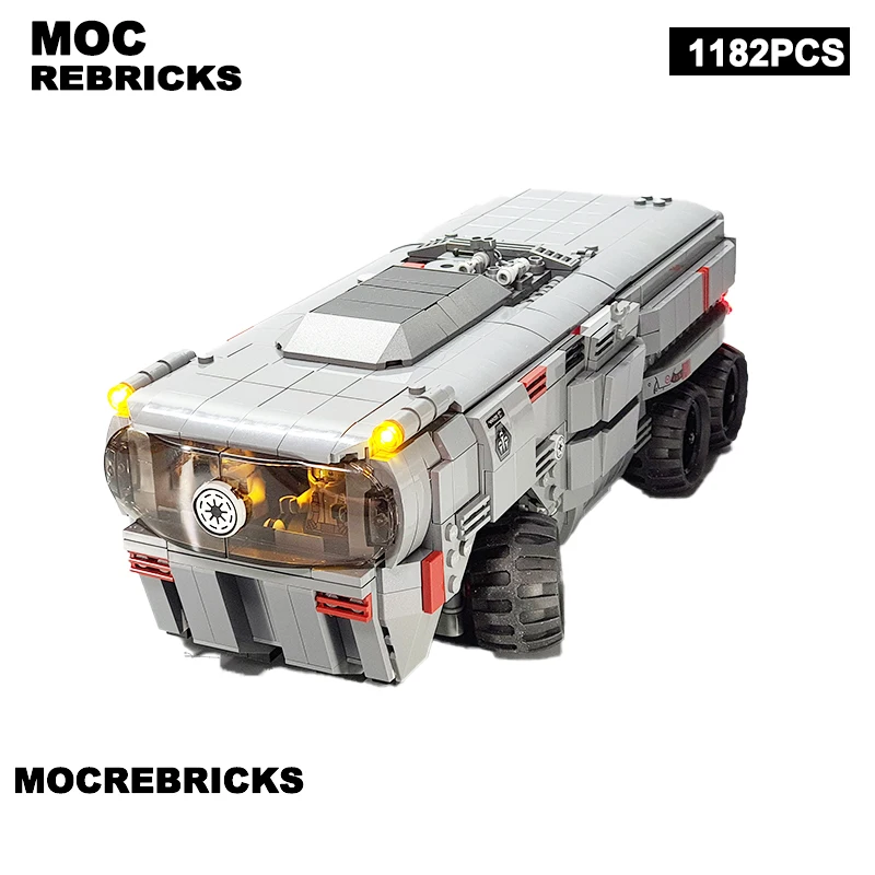 MOC-35455 Space Series Assembly Transport Vehicle Building Blocks Model Originality Brick Toys Puzzle For Children's Gifts