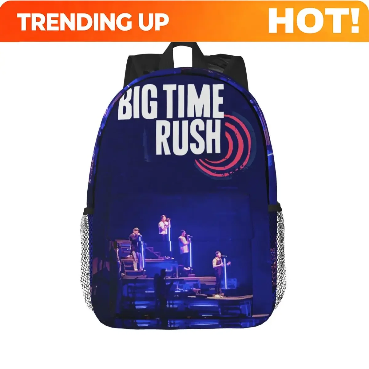 Custom Bag Big Time Rush BTR Band Music Backpack Hot Sale Daypack Large Capacity Boys Girls BookBag Shoulder Bags For Men Women