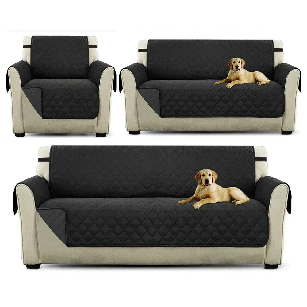 Waterproof Sofa Cover Anti-wear Couch Cover For Dog Pet Kids Recliner Armchair Furniture Slipcovers 1/2/3 Seater Protect Cover