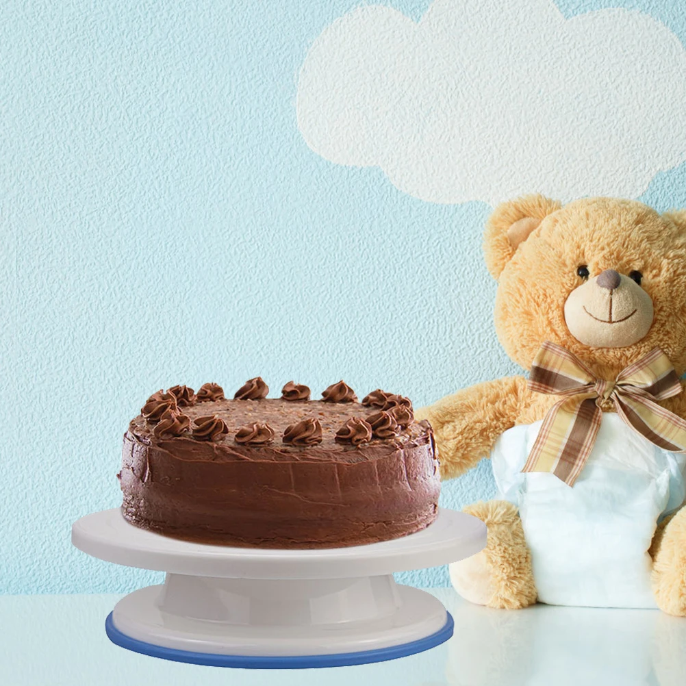 

Rotating Cake Turntable Non Slip Surface Smooth Spinning DIY Baking Decorating Tools Kit Banding Wheel for Pottery