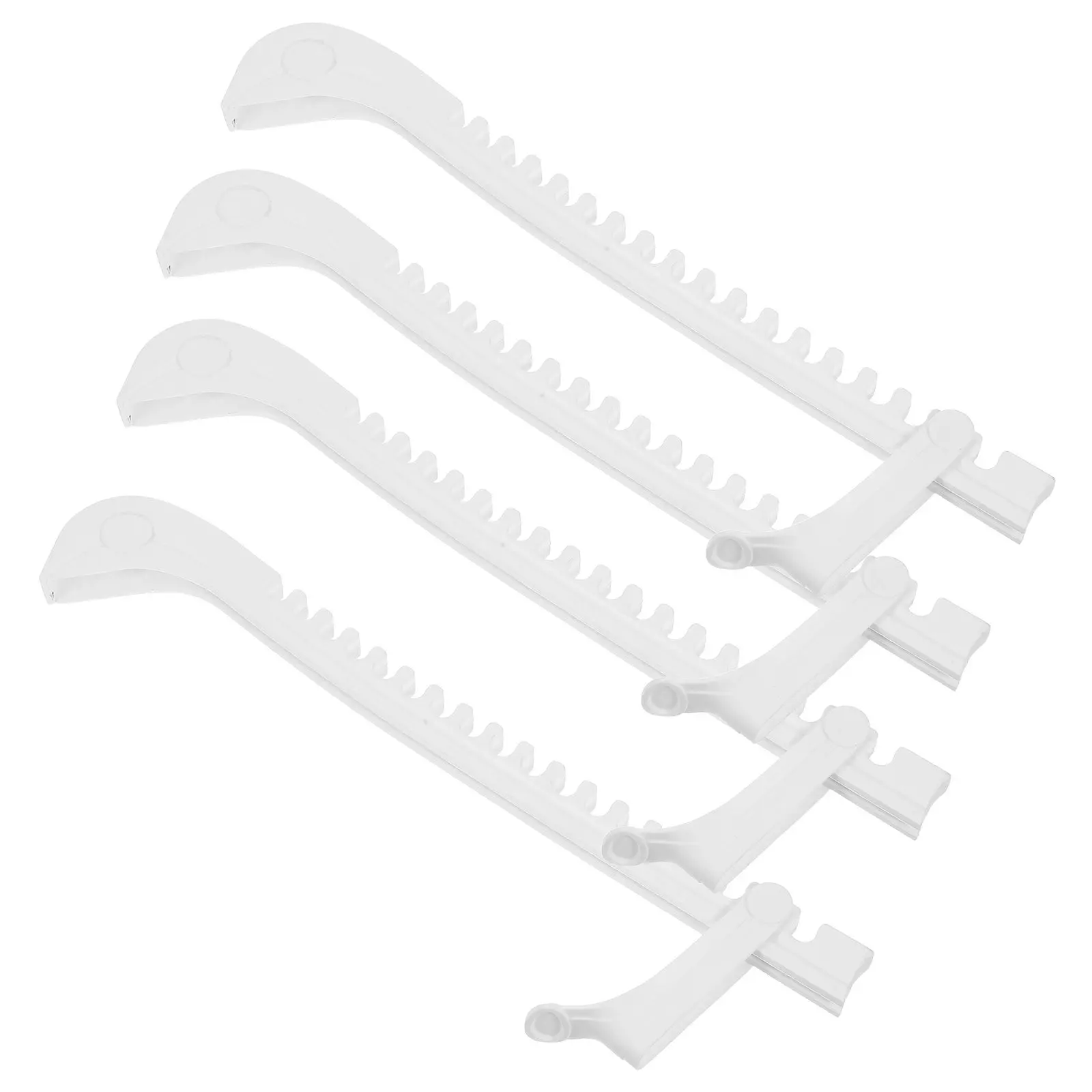 

2 пары защитных чехлов для коньков, усиленные регулируемые накладки для фигурных и хоккейных коньков, легко надевать и снимать, защита для использования в помещении и на улице