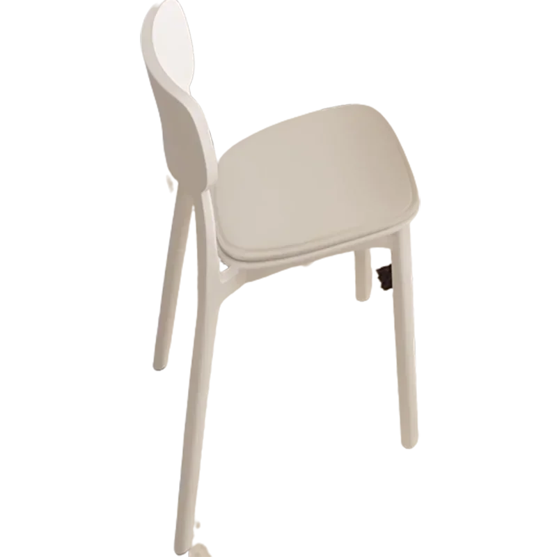 

White European Dining Chairs Modern Plastic Kitchen Home Dining Chairs Trendy Comfy Chaises Salle Manger Garden Furniture Sets