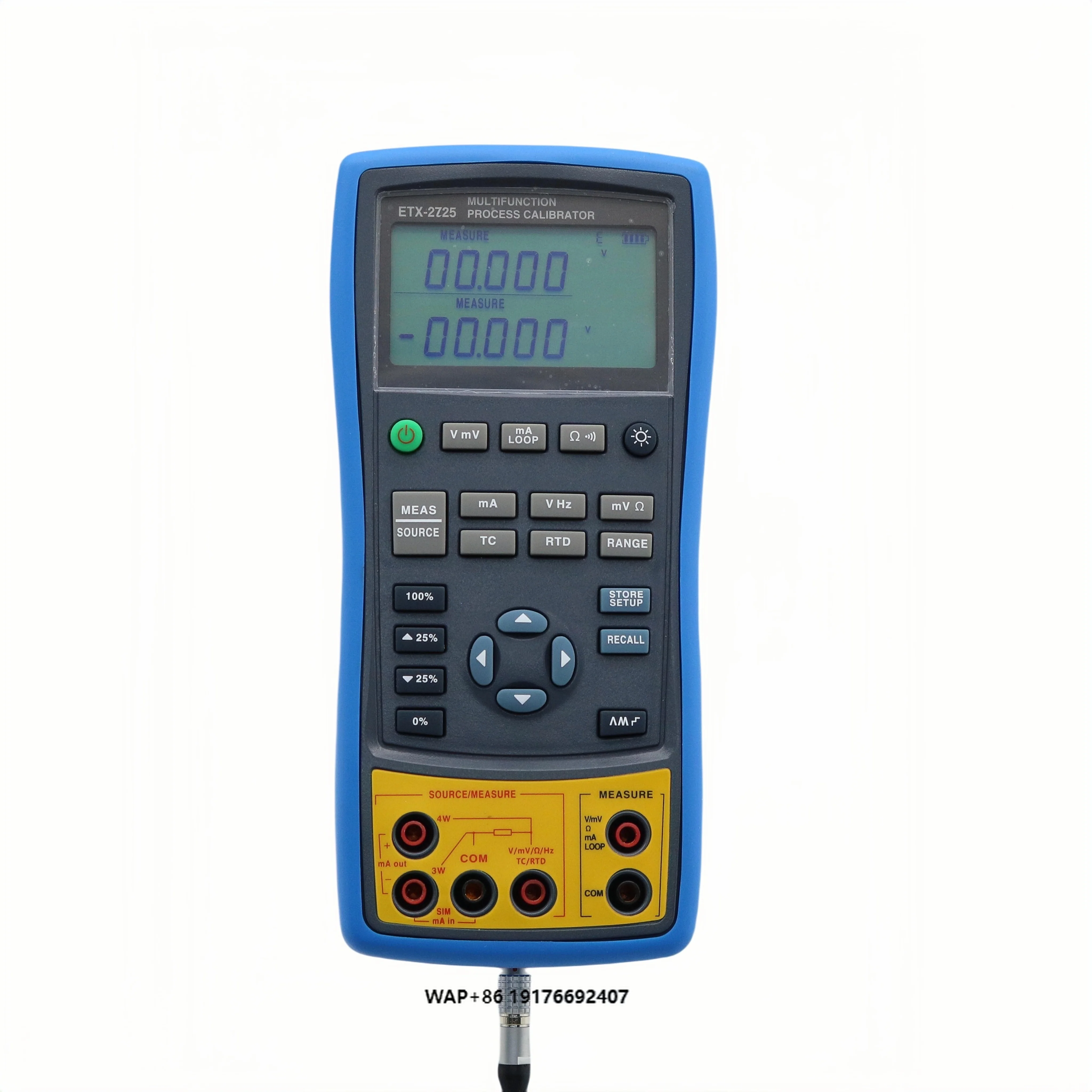Multifunctional Process Calibrator for Test Instrument Measures Voltage Current Resistance Frequency
