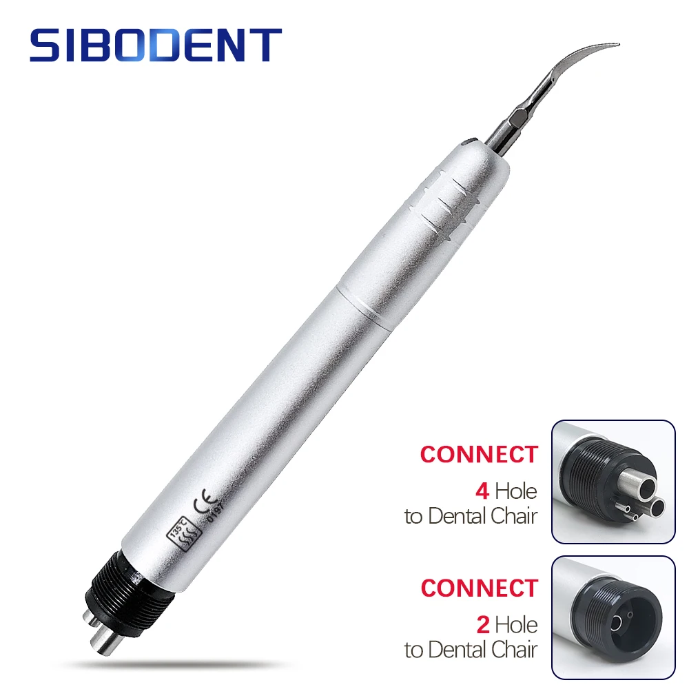 

Dental AS2000 Air Scaler Borden2hole / Midwest 4 Holes 3Tips air Scaler Handpiece with G1/ G2 / G3 scaling whitening pen