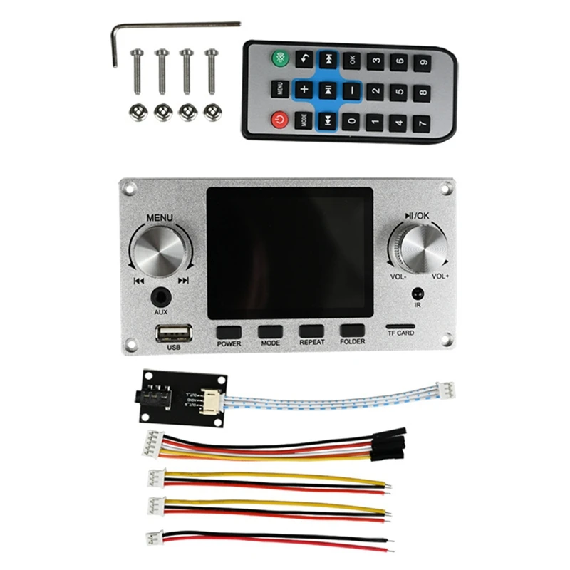 

2.8 Inch TFT Color Screen Lossless Audio Decoding Board Module Support I2S Digital Audio Output Player Silver