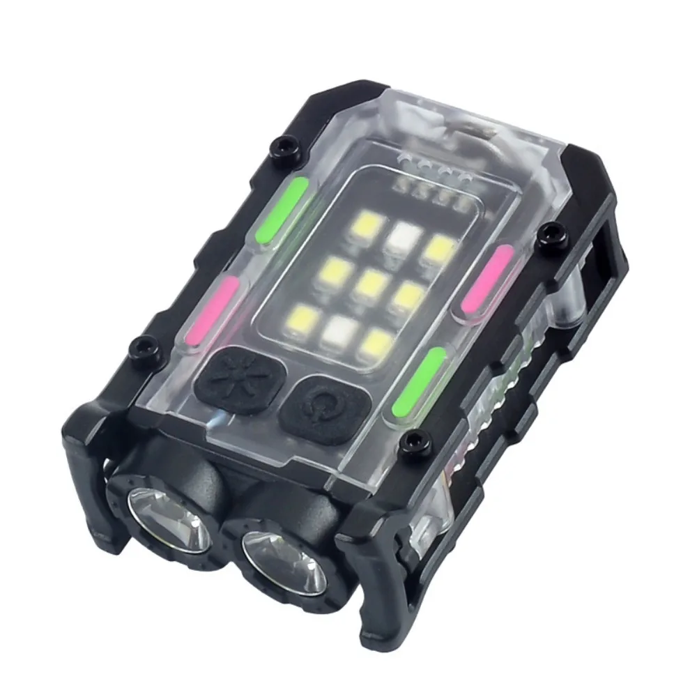 

USB Charging Mini Keychain Flashlight 400mAh Powerful LED Torch Light Waterproof Tail Magnt Work Light Emergency Light
