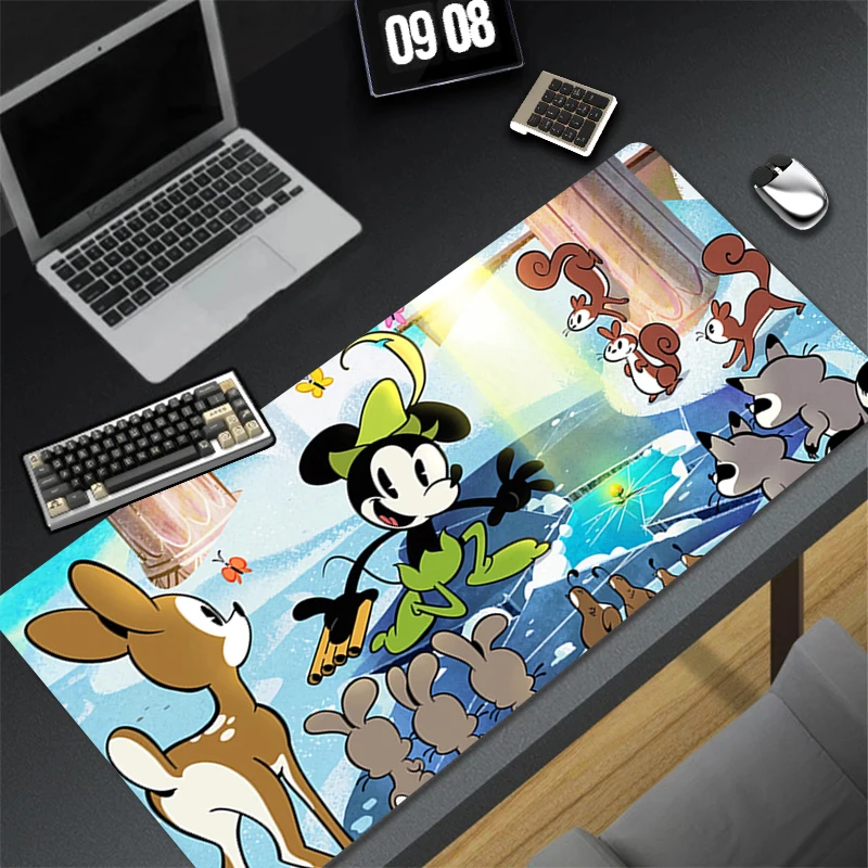 

Desk Mat Carpet Desk Accessories Laptop Gamer Mickey and Minnie Mausepad Mouse Pad Mousepad Office Table Mouse Mat Keyboard Pad