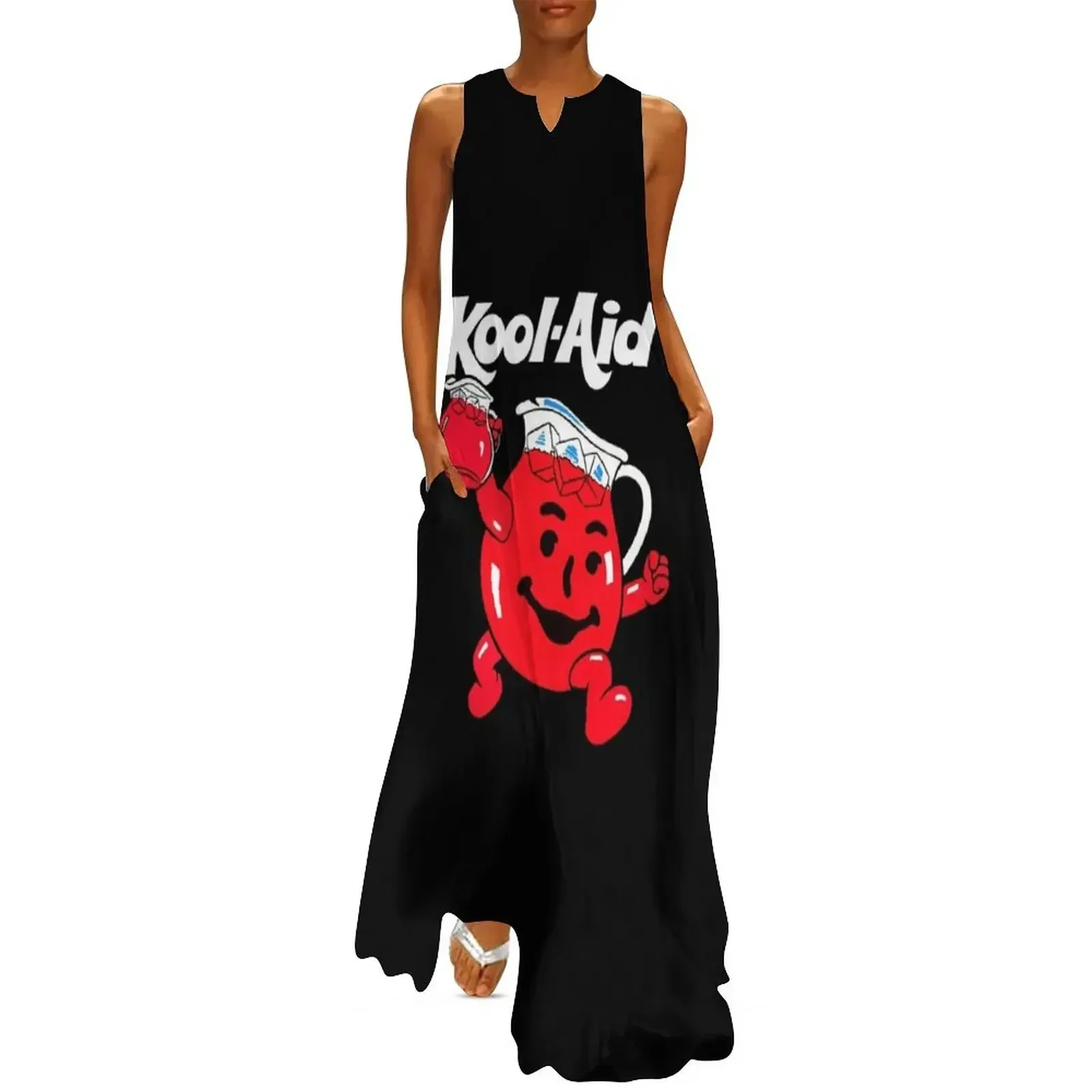 

KOOL-AID MAN 80S CLASSIC CARTOONS Long Dress dress women elegant luxury Dress