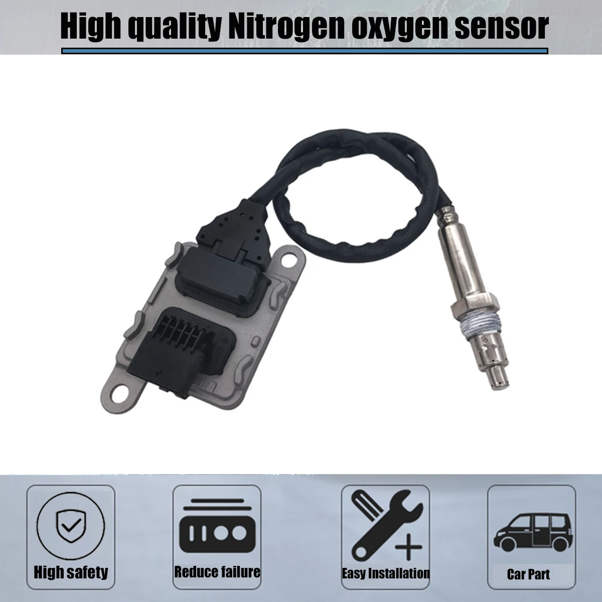 55500841 Nitrogen oksida Sensor Nox untuk Chevrolet Colorado GMC Canyon 2.8L 2016 2017 2018 2019 55496922 55495040