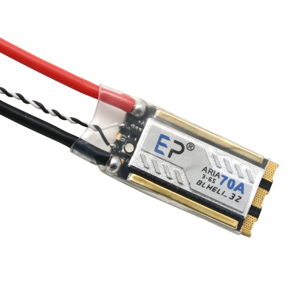 1 / 2 / 4pcs EP Aria 70A BLHeli_32 32Bit Single Brushless ESC 3-6S Current Meter Sensor for RC Airplane FPV DIY RC Parts