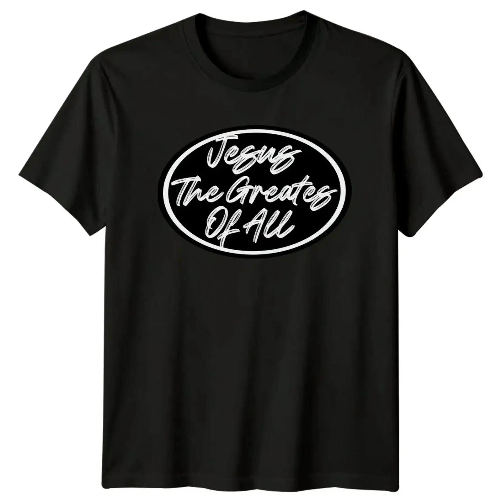 Jesus der Größte von allen T Shirt Religiös Christentum Geschenk für Sie und Ihn vintage Washed graphic Slightly Unisex