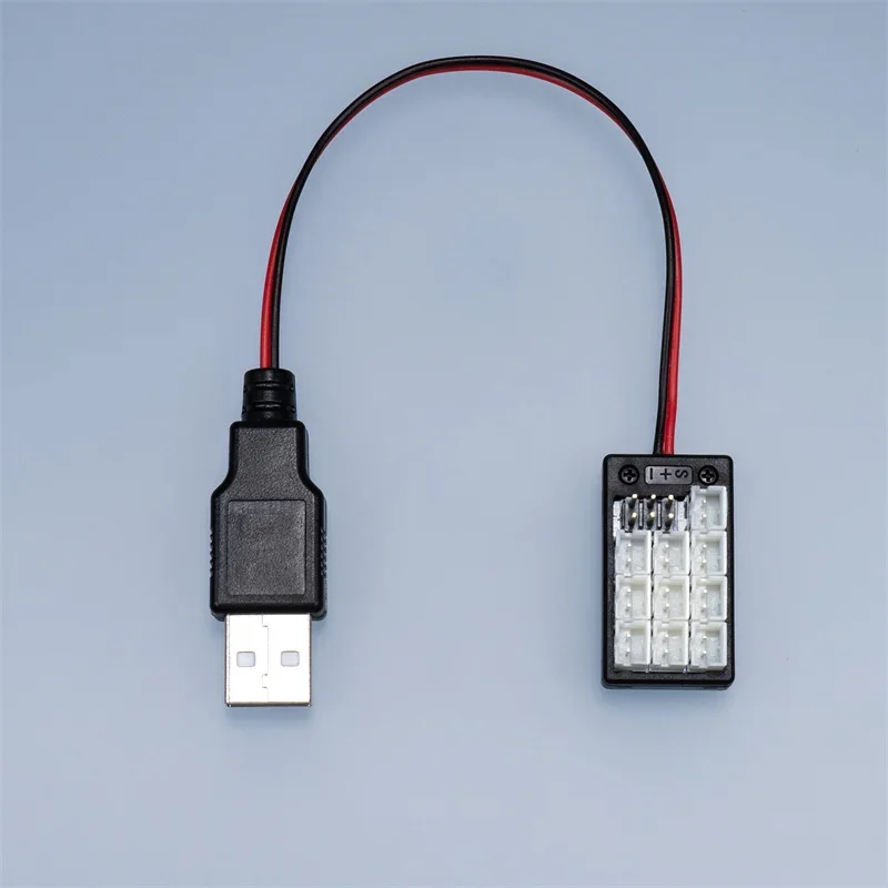 Light Set Expansion Board USB To Dupont Cable PH2.0 Interface for 1/14 Tamiya RC Dump Truck SCANIA 770S R620 VOLVO BENZ Arocs