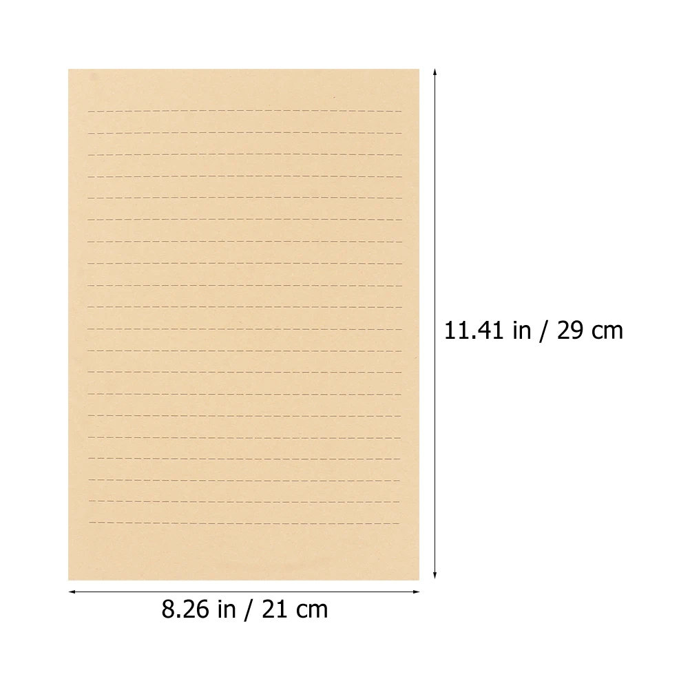 150 قطعة ورق الكرافت خمر ورق للكتابة الرجعية رسالة القرطاسية للملاحظات بطاقات تحيات إعلانات صياغة الطباعة #4