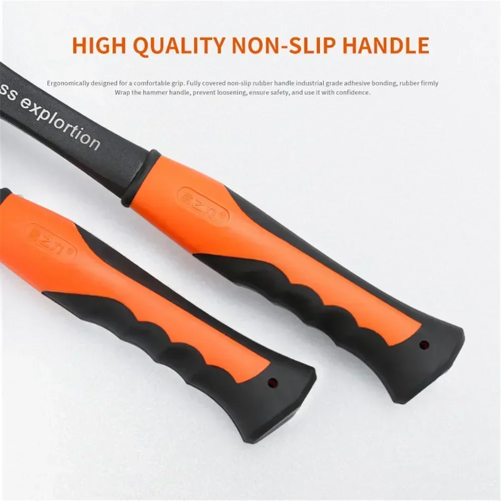 Multifunctional Hand Tool Geological Hammer Mine Exploration Survey Pointed Tip Multi-tool Construction Professional Tools