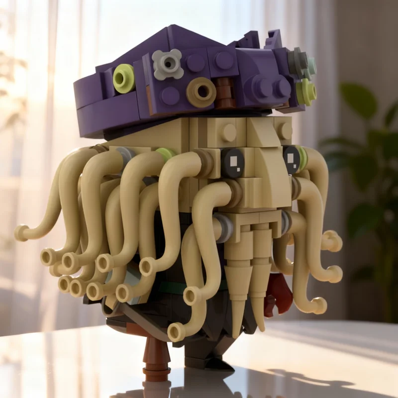 246 Piezas MOC Davy Jones Piratas del Caribe Brickheadz, Bloques de Construcción, Regalos de Navidad, Idea de Juguete