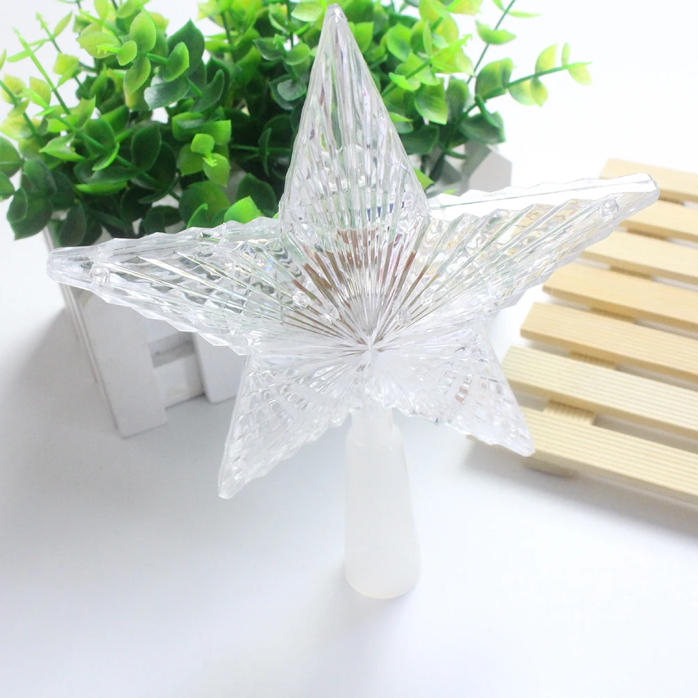 

Sparkling Home Star Christmas Led Star Tree Topper Tree Topper LED Festival Treetop Golden Holiday DIY