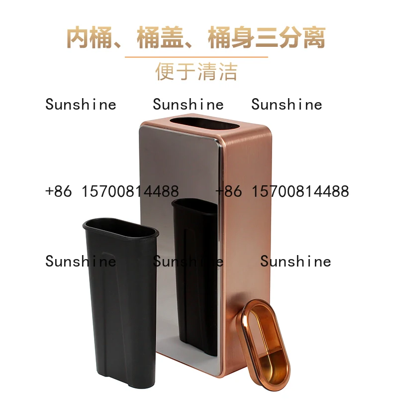 سلة المهملات في الفندق، لردهة المصعد التجاري العمودي، ممر المدخل، الممر، أرضية، منفضة سجائر خفيفة فاخرة