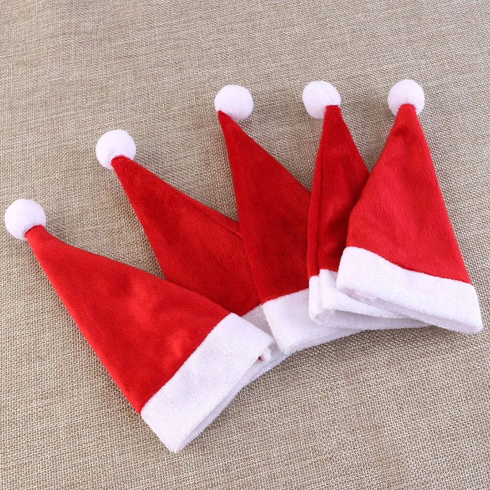 

Organizer Christmas Hat Knife and Fork Cover Christamas Paper Silverware Bags Utensil Holder to Weave Cutlery
