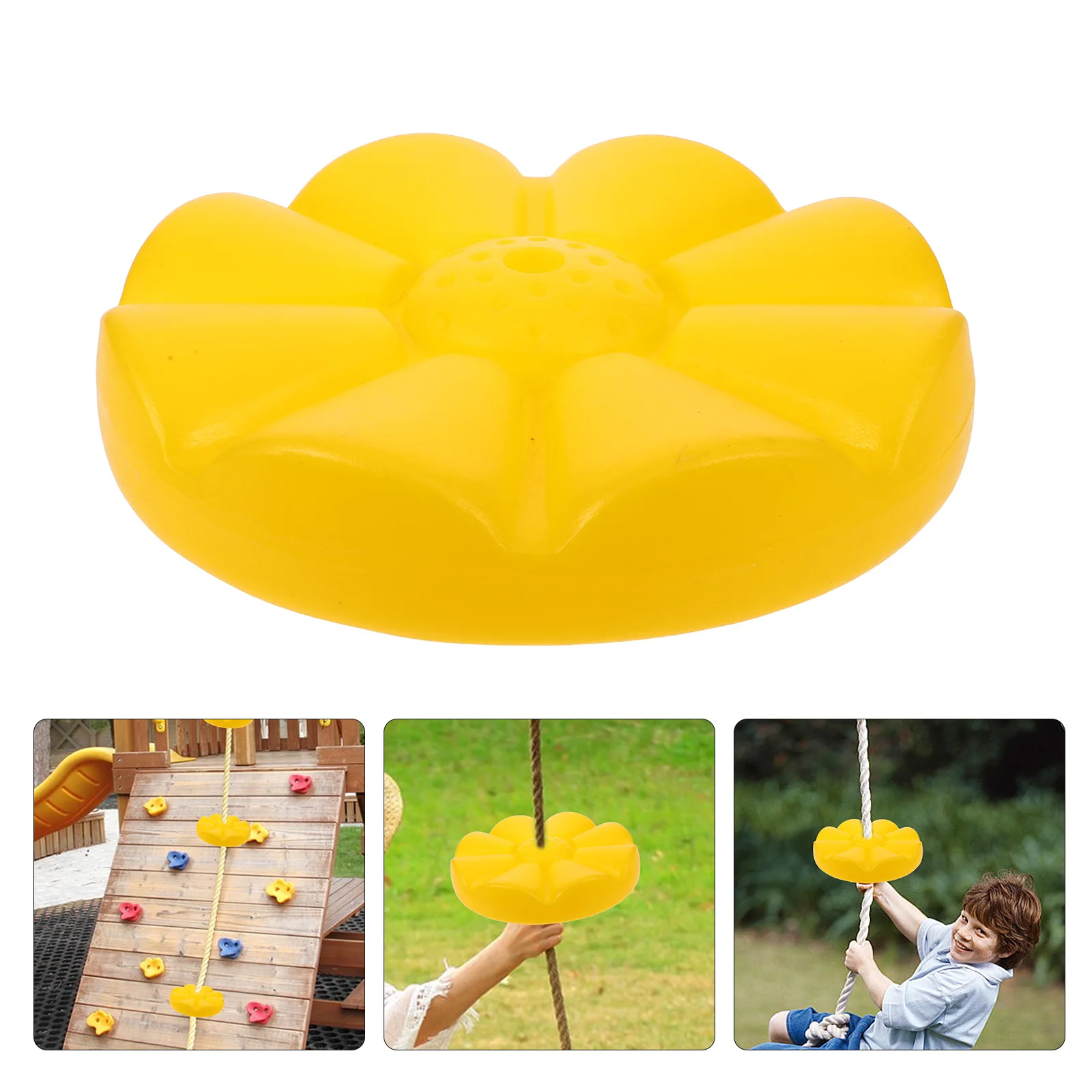 

Disk Climbing Plate Hanging Rope Outdoor Swing Accessory Board Plastic Easy Install Disc